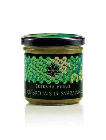 Medus su čiobreliais ir svarainiais, 200 g